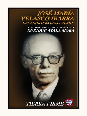 cover image of José María Velasco Ibarra